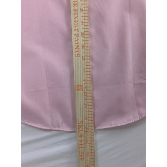 Vintage Kmart Permanent Press Pink Long Sleeve Dress Shirt Button Up Mens 15.5 - Picture 5 of 12